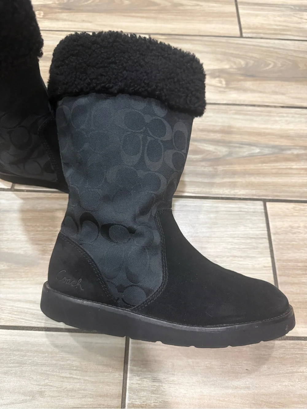 Coach winter boots